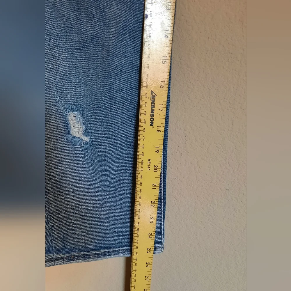NWT Pacsun Boyfriend Blue Distressed Women Jeans Casual Capsule - Picture 2 of 8